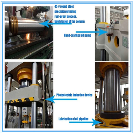 2017 OEM díly pro lisování plechů Použité lisovací lisy na hydraulické děrování trubek Stroj na řezání rotorů 5 tun pro hliníkový profil