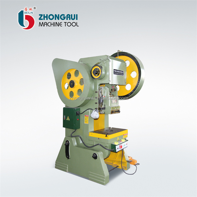 Mechanický silový lis řady J23 250 až 10 tun děrovací stroj pro děrování kovových otvorů