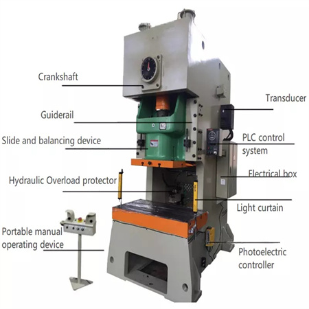 Výrobní cena Válcový hydraulický děrovací stroj na PVC papírové karty
