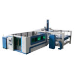 Vodou chlazený automatický CNC laserový řezací stroj na kovové vlákno 1500w