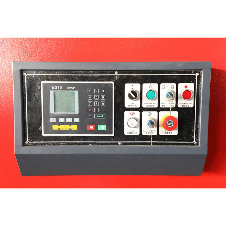 Qc12y / Qc12k Sheet Metal Steel Plate 6mm X 3200 Cnc Hydraulic Swing Beam Shear Machine Qc12y / Qc12k Ocelový plech 6 mm X 3200 CNC stroj s hydraulickým otočným nosníkem